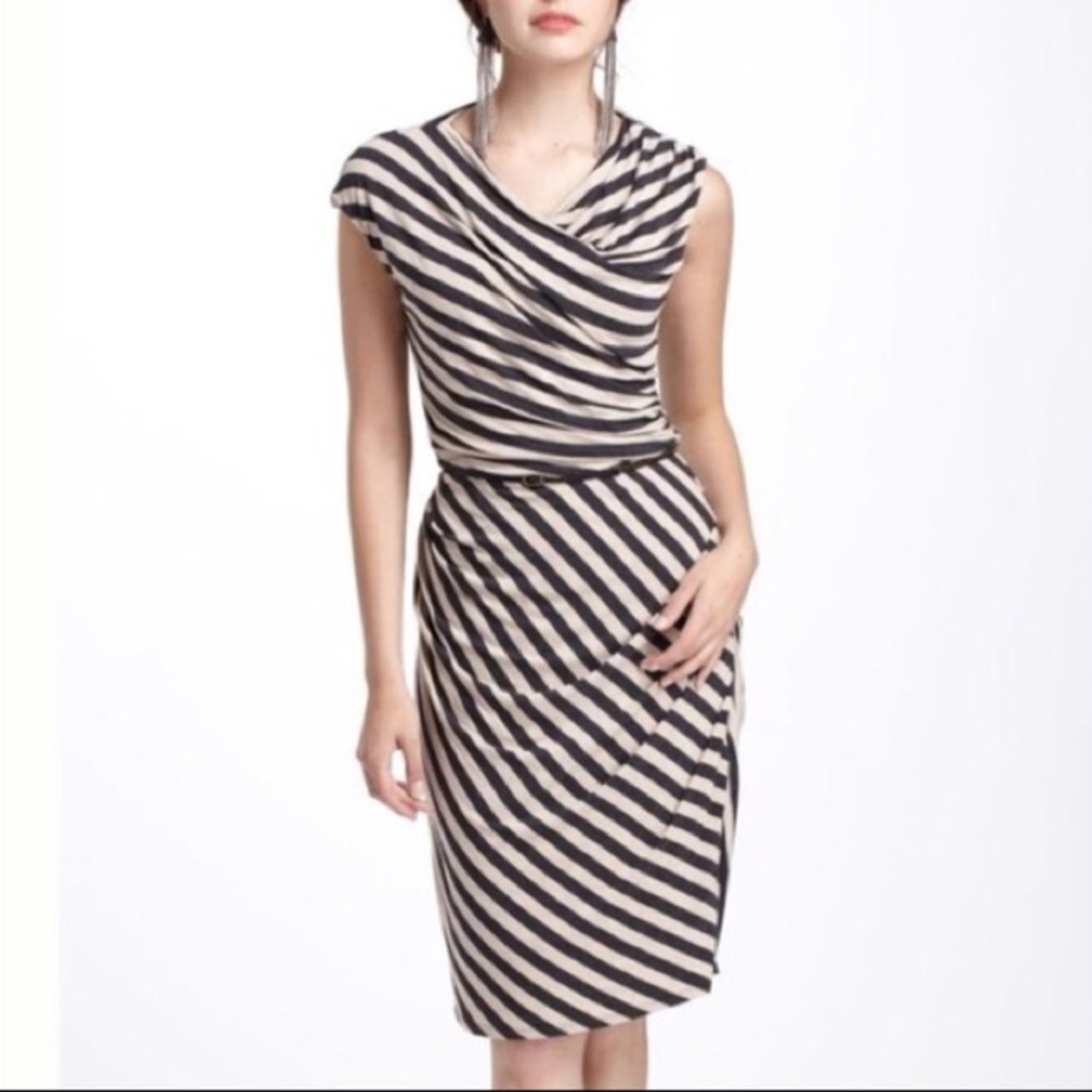 Anthropologie striped jersey dress